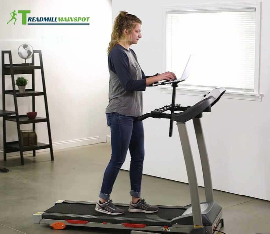 Treadmill with TV Mount